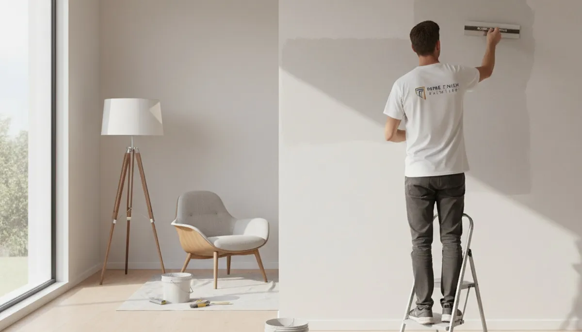 Drywall repair in Durham, NC by Durham Paint Pros fixing cracks and holes for a smooth finish