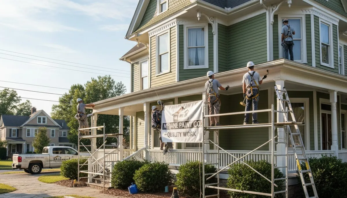 Durham, NC painting company team providing professional interior and exterior house painting services
