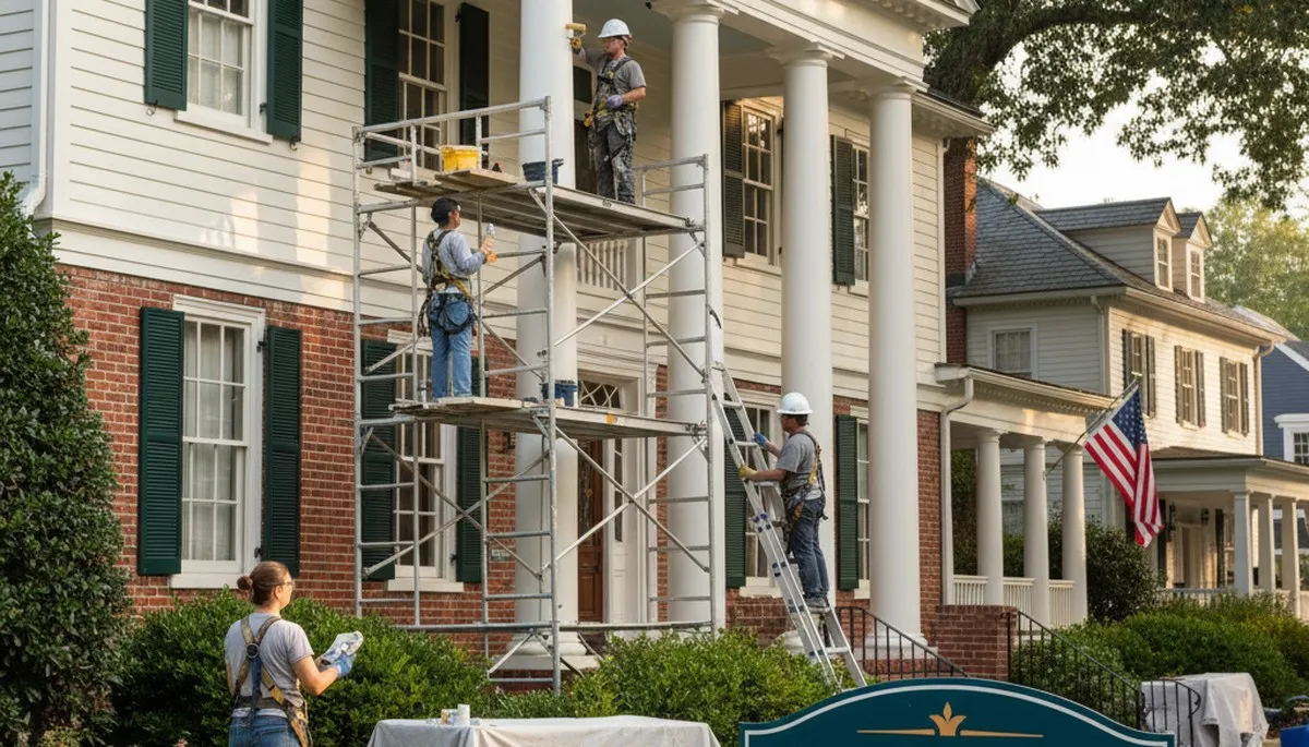 Durham, NC painting contractor providing professional interior and exterior painting services