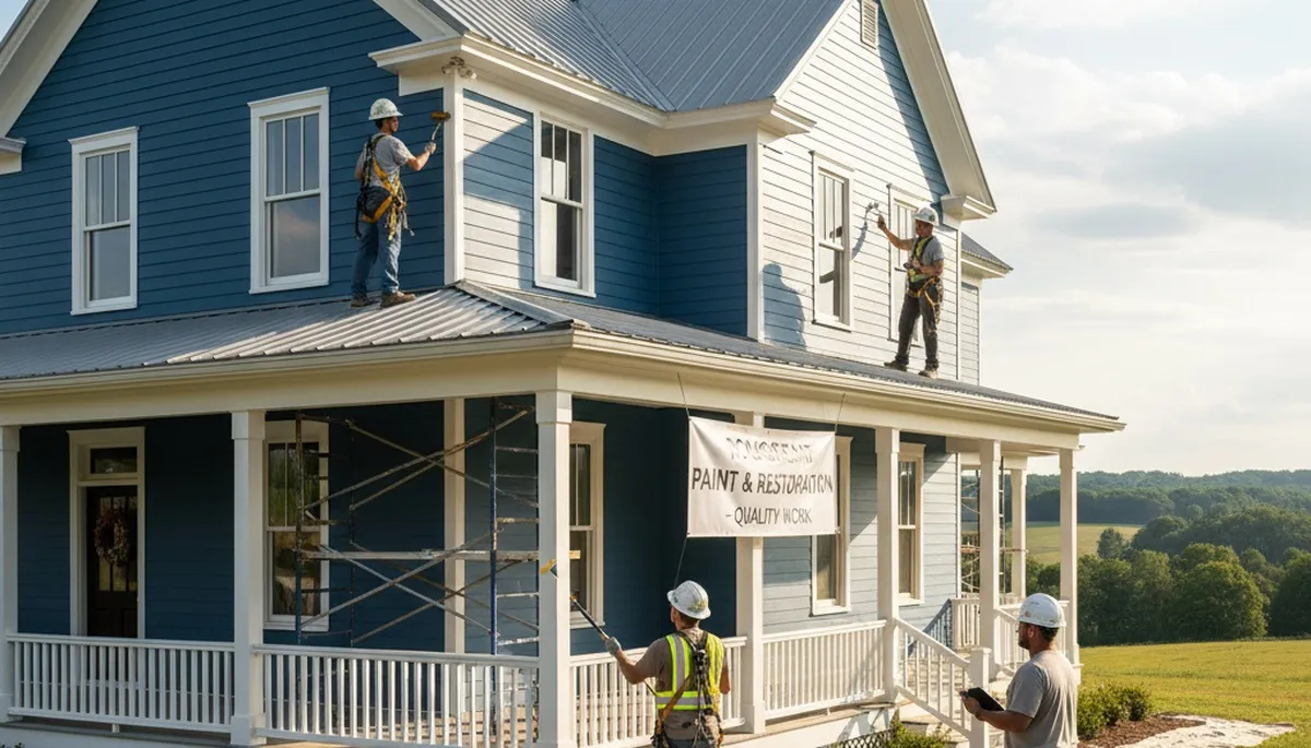 Professional painters serving Durham, NC for interior and exterior painting projects