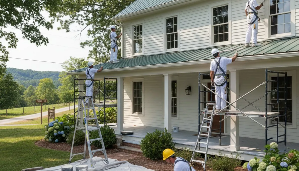 Professional painters serving Durham, NC for interior and exterior home painting projects